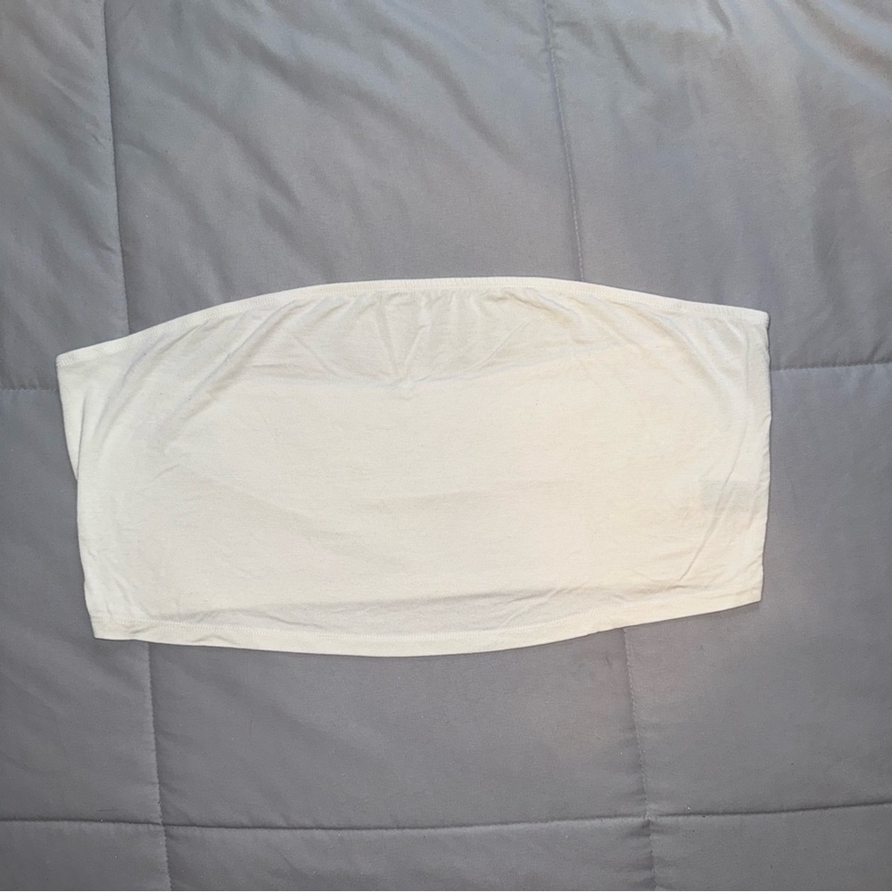 SHEIN White Strapless Tube Top Size 3X